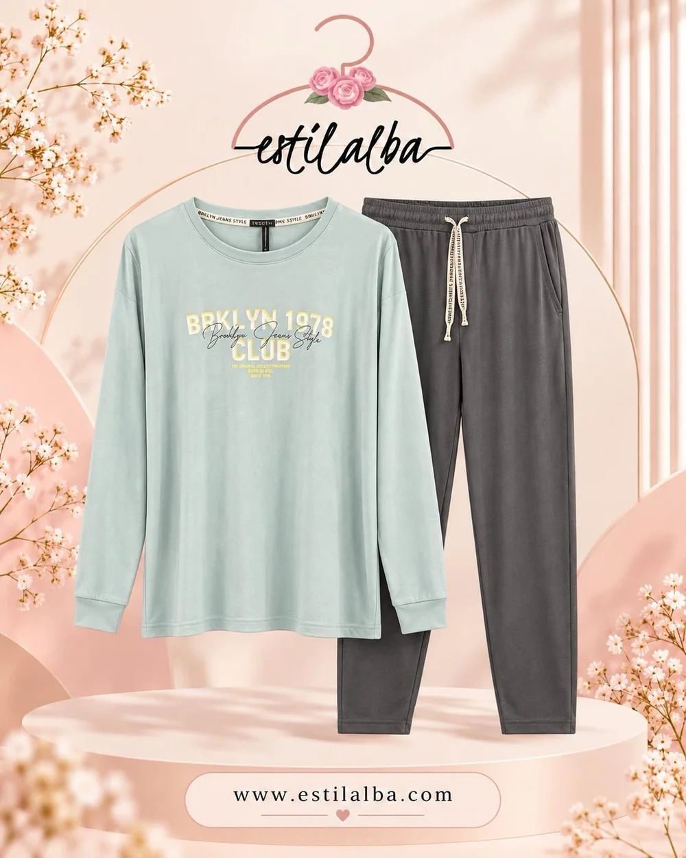 Pijama Brooklyn azul